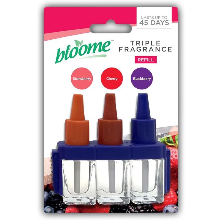 Bloome Triple Fragrance Refill - Strawberry, Cherry, Blackberry
