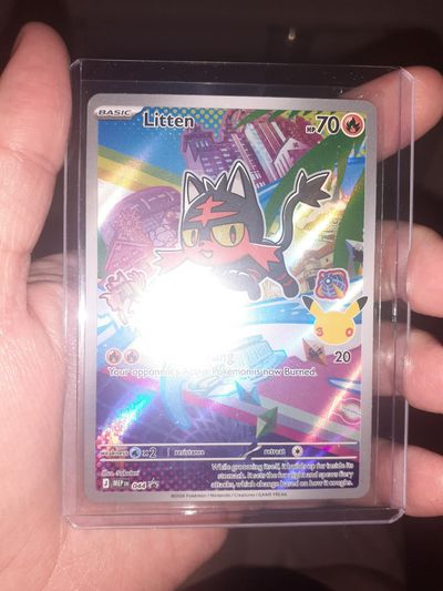 Litten Pokémon Card