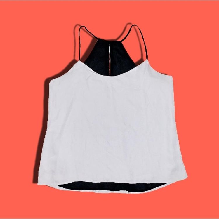 * REVERSIBLE HALTER NECK CAMI TOP *