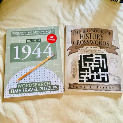 Born in 1944 Your Life in Wordsearch Puzzles & Big Book Of History Crosswords