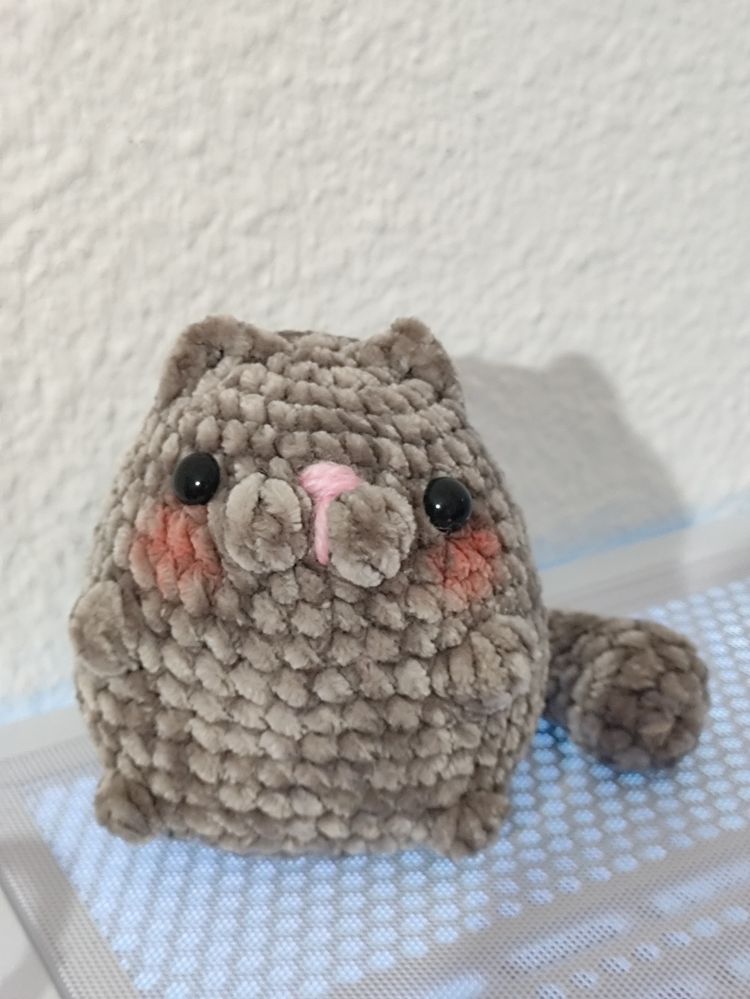 CAT Gato de lana suave gris product image