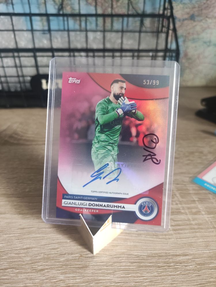 Immagine del prodotto Topps Topps Gianluigi Donnarumma Autographed Football Card