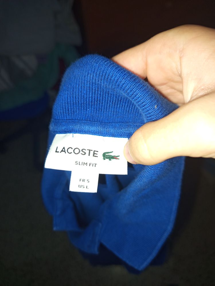 Lacoste Blue Polo Shirt image 3