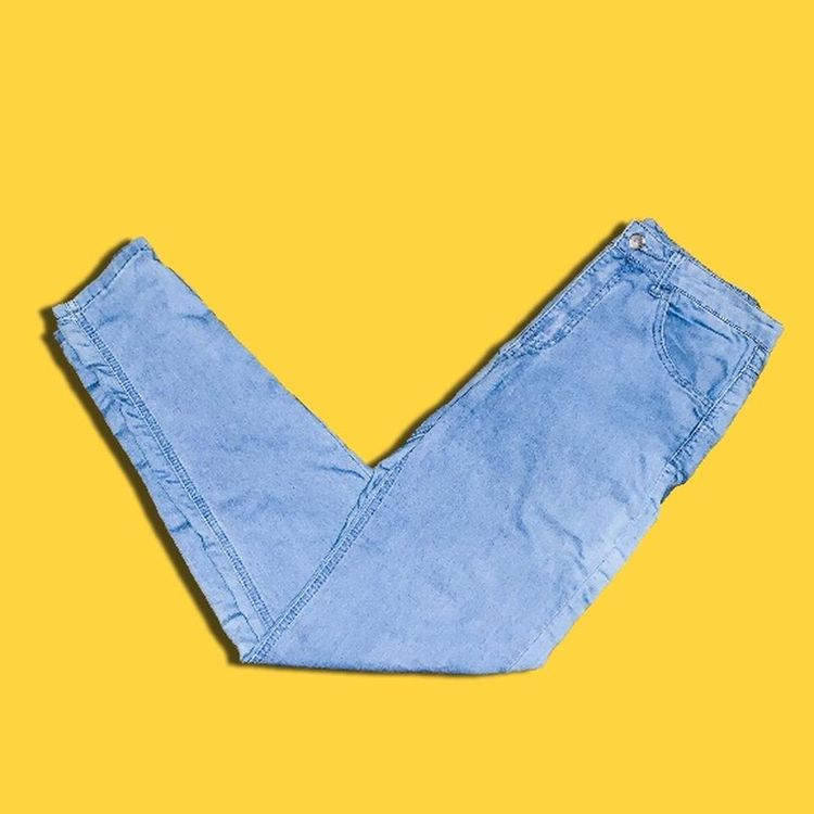 * SKINNY BABY BLUE JEANS *