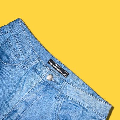 * SKINNY BABY BLUE JEANS * 3