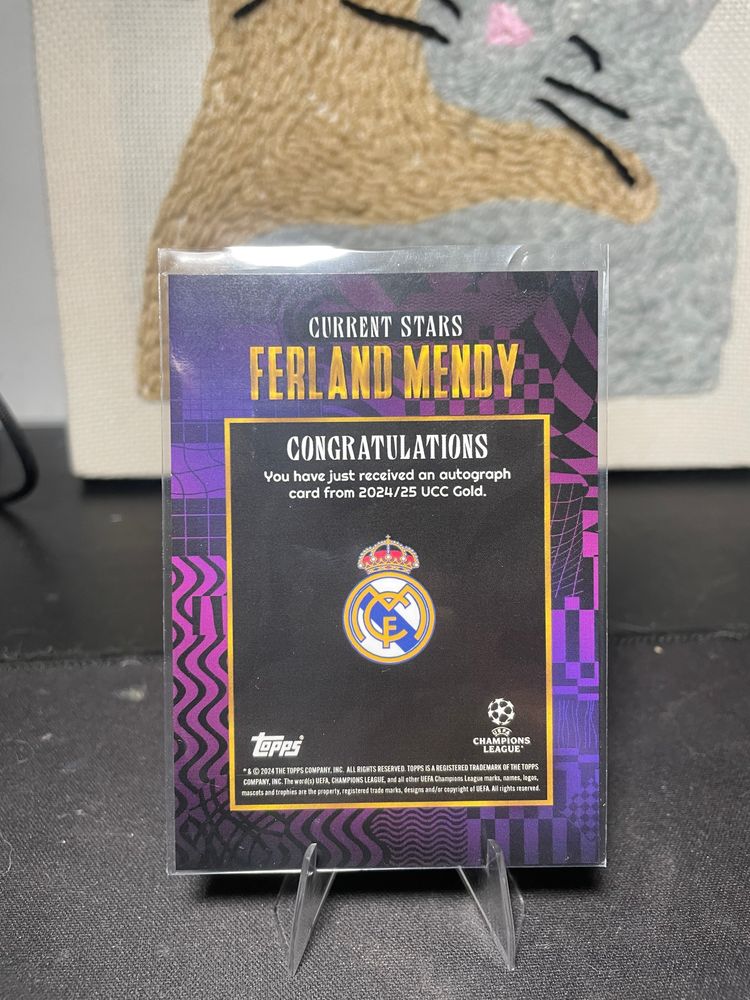 Topps Ferland Mendy Autograph Card 2