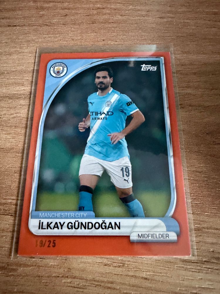 Topps Manchester City Ilkay Gündoğan Football Trading Card product image