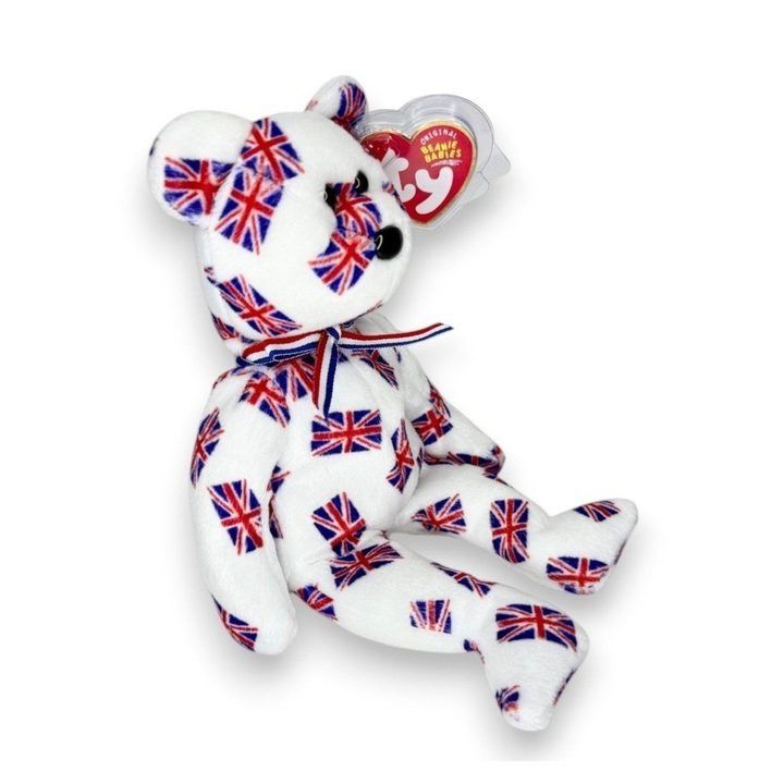 Union Jack Patterned Teddy Bear imagen 3