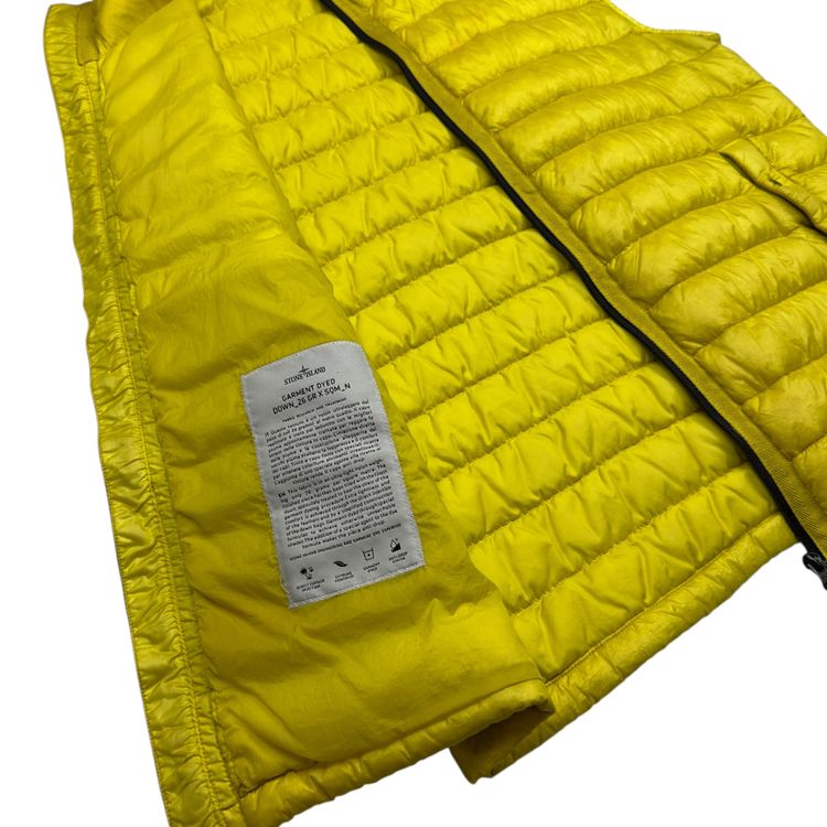 Immagine di A/W 14 Stone Island Down_26 GR X SQM_N - Ultra Light Down Gilet - Yellow 6