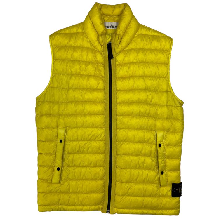 A/W 14 Stone Island Down_26 GR X SQM_N - Ultra Light Down Gilet - Yellow image 1