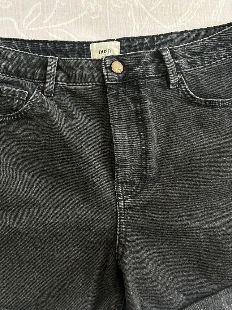 Hush Black Denim Shorts image 8