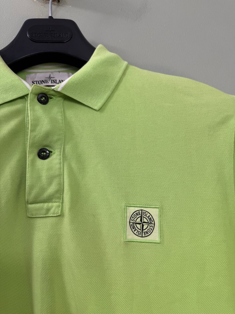 Stone Island Green RE Polo Shirt image 3