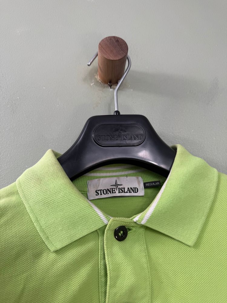 Stone Island Green RE Polo Shirt image 4