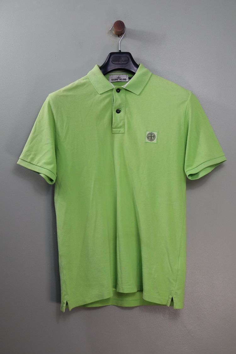 Stone Island Green RE Polo Shirt image 5