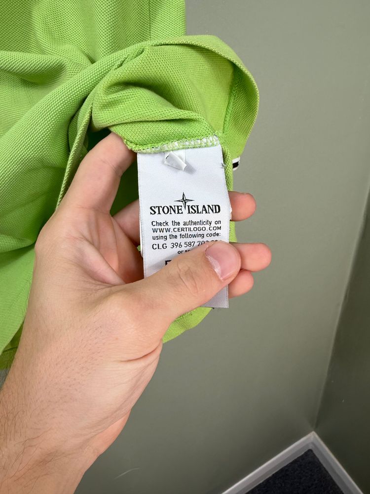 Stone Island Green RE Polo Shirt image 2