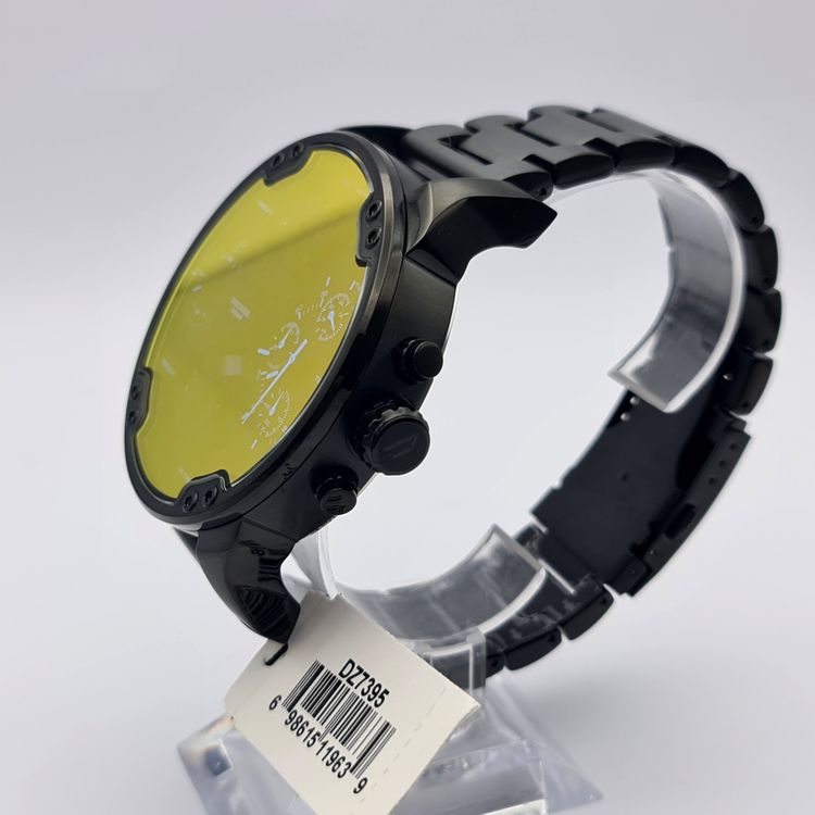Diesel DZ7395 Black Stainless Steel Iridescent Dial Mens Watch image 2