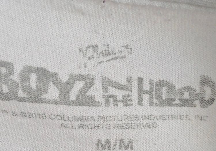 Boyz N The Hood Long Sleeve T-Shirt White Medium M Ice Cube Movie Graphic Top image 9