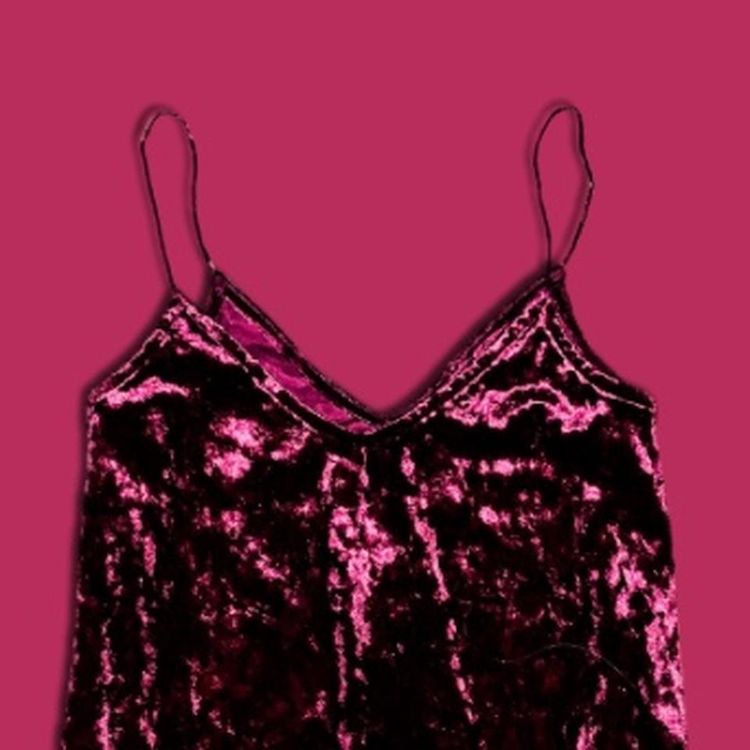* TALLY WEIJL CRUSHED VELVET CAMI TOP * 3