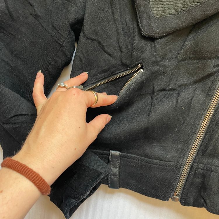 Y2K Bebe Black Bomber Jacket image 8