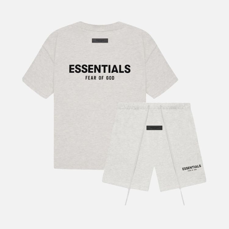 Fear of God Essentials Light Oatmeal Summer set