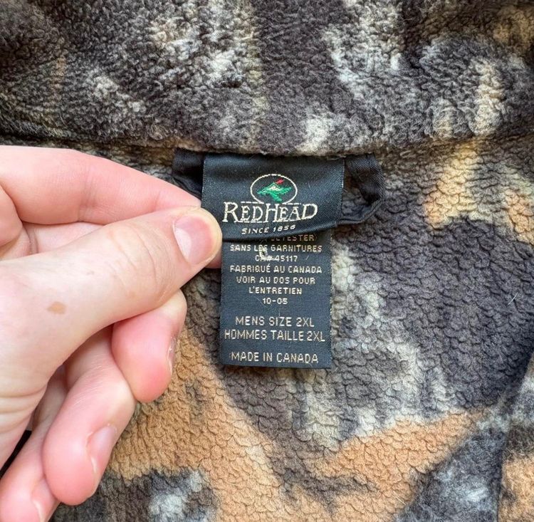 Redhead Men'S Camo Fleece Vest image 3