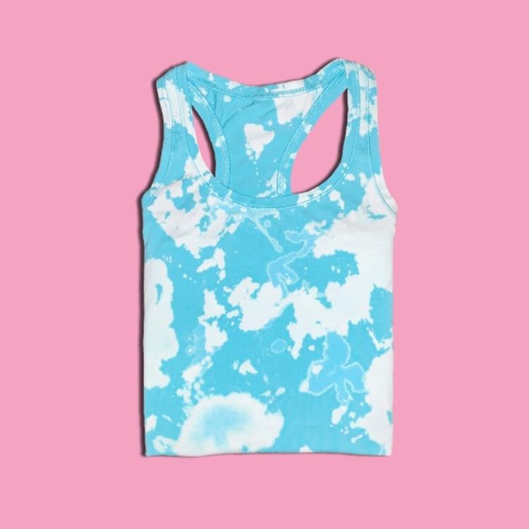 * CLOUD TIE DYE BLEACHED TOP * ️