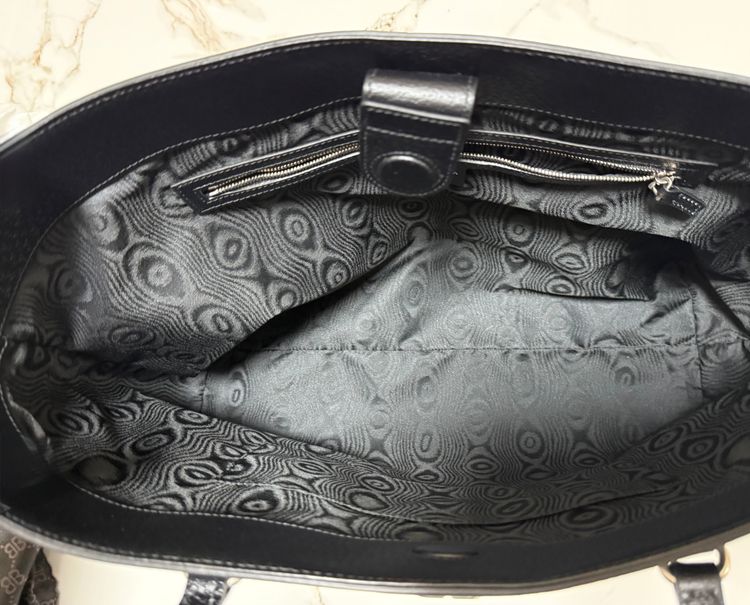 Immagine di Gucci x Balenciaga The Hacker Project Graffiti Large Tote Bag Nero 3