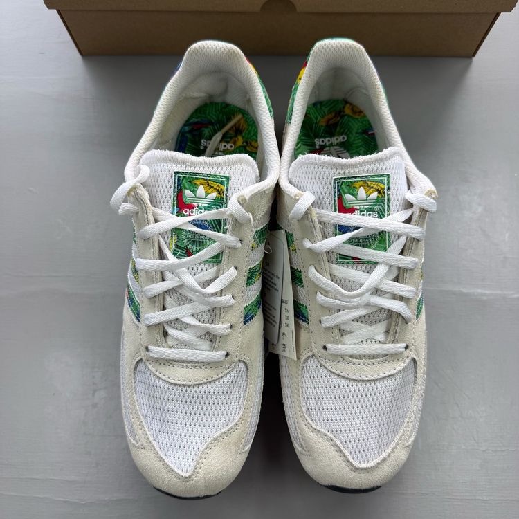 Immagine di Adidas Originals LA Trainer Size UK 5.5 Aloha Tropical White Trainers BB6337 8