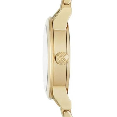 Burberry BU9234 Yellow Gold Stainless Steel Strap With Gold Dial Watch For Women 4