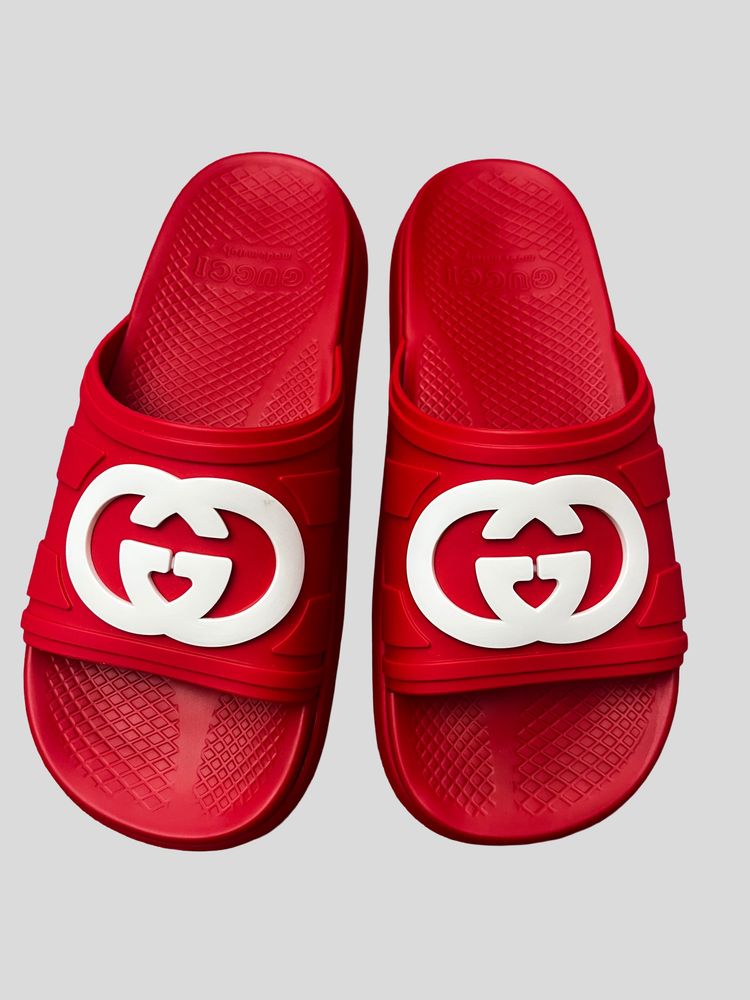 Gucci Gucci Red Slides Sandals interlocking GG sandals product image