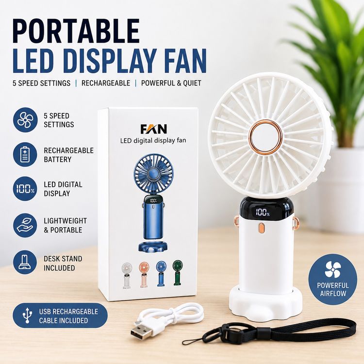 Other Portable Led Display Fan product image