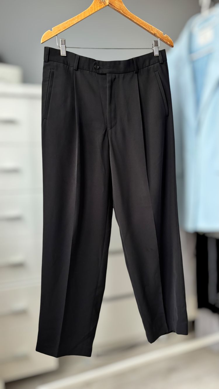 B M męskie eleganckie spodnie L