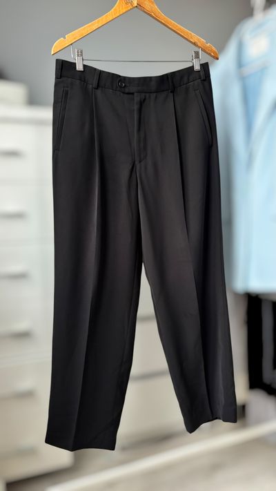 B M męskie eleganckie spodnie L
