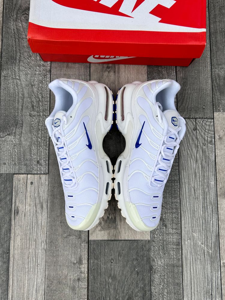 Nike Air Max Plus TN Trainers - ‘White Game Royal Green’ - Size UK 9.5  8