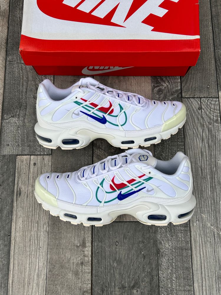 Nike Air Max Plus TN Trainers - ‘White Game Royal Green’ - Size UK 9.5  3