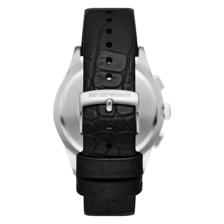 Genuine Emporio Armani Paolo 42mm Black Strap Watch AR11530 image 6