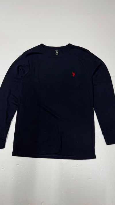 Polo Ussn longslive waffle cotton XL