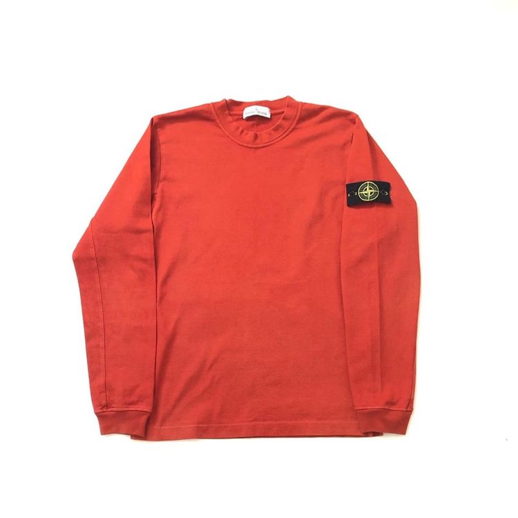 Stone Island Stone Island Crewneck Sweatshirt In Orange product image