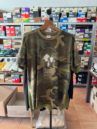 Supreme Ralph Steadman Tee Woodland Camo - SS22