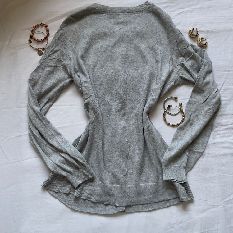 Immagine di Y2K Oversized Prep Argyle Cardigan Sweater 4
