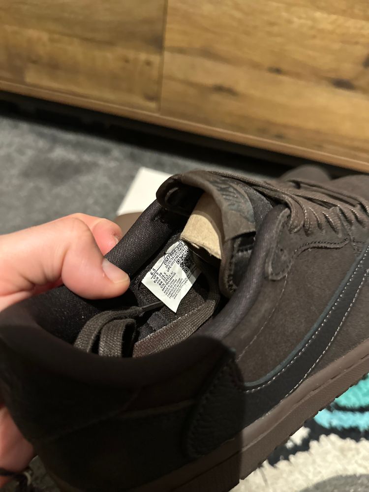 Nike Air Jordan 1 Travis Scott “Velvet Brown” U.K. 6 obraz 6