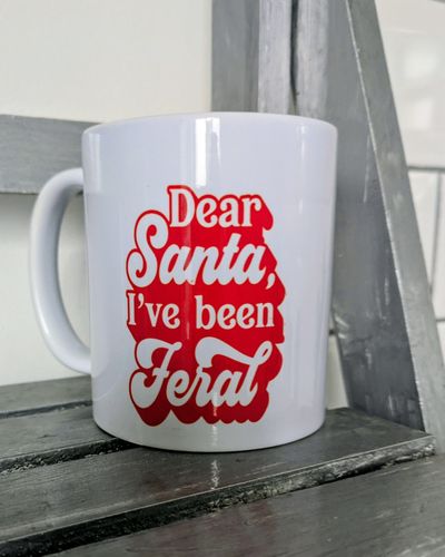 Christmas Theme Mug "Dear Santa"