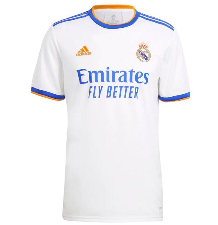 UK Football Shirts BNWT 2021 2022 Real Madrid Adidas Home Football Shirt Men's Large product image