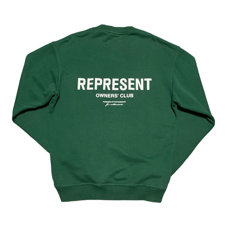 Represent Small Owners Club Green Sweater Sweatshirt Crewneck