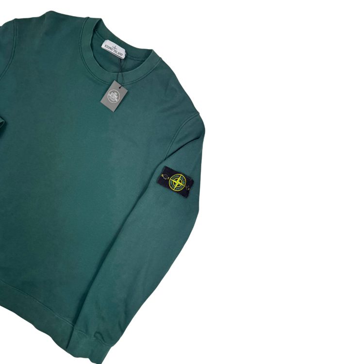 Sudadera cuello redondo Stone Island verde - talla 2XL image 3