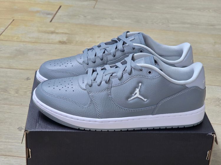 Jordan Court Connect Low Sneakers Jordan Court Connect Low Grey/White Lace-Up Low Top Men's UK 9 , 10, 11 Box IQ5698-005🔥 image 2