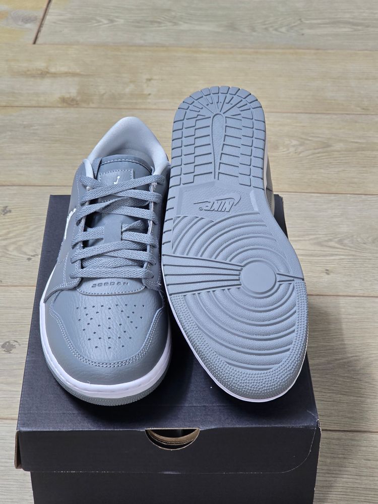 Jordan Court Connect Low Sneakers Jordan Court Connect Low Grey/White Lace-Up Low Top Men's UK 9 , 10, 11 Box IQ5698-005🔥 image 5