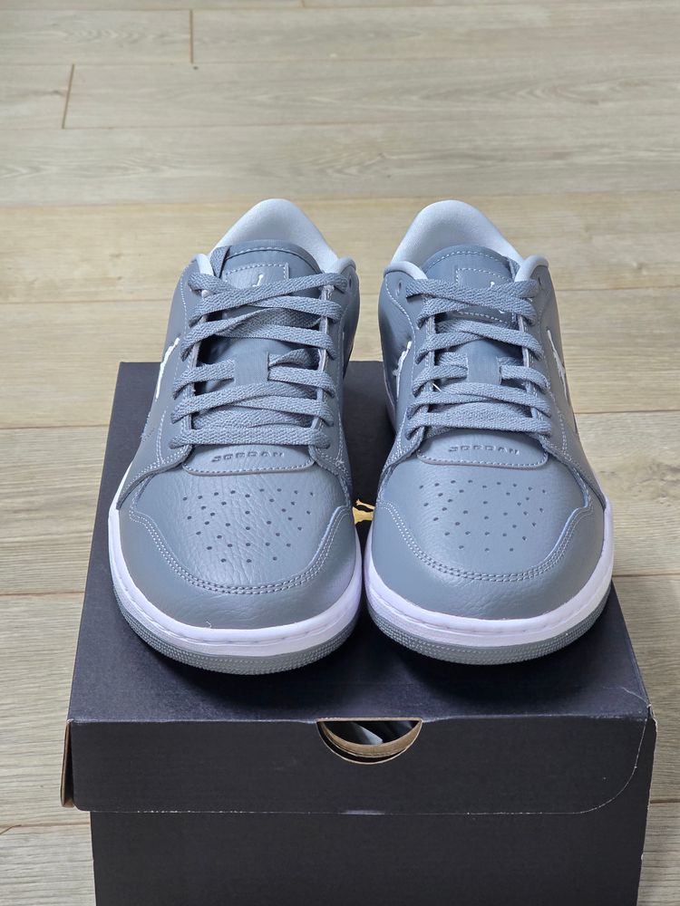 Jordan Court Connect Low Sneakers Jordan Court Connect Low Grey/White Lace-Up Low Top Men's UK 9 , 10, 11 Box IQ5698-005🔥 image 3