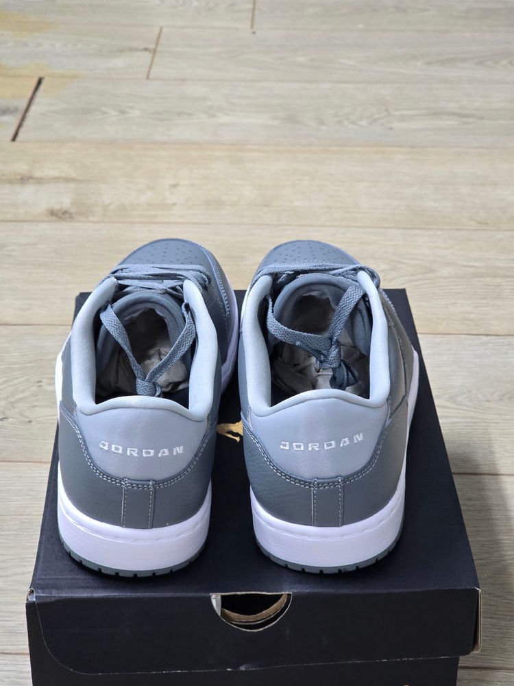 Jordan Court Connect Low Sneakers Jordan Court Connect Low Grey/White Lace-Up Low Top Men's UK 9 , 10, 11 Box IQ5698-005🔥 image 4