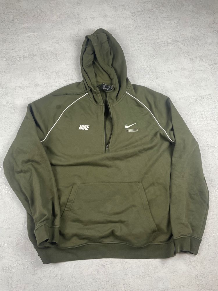Nike Green Half-Zip Hoodie
